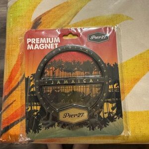Jamaica Premium Magnet - Black and Gold